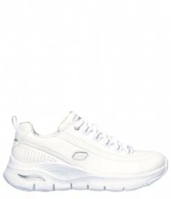 Skechers Arch Fit White Silver