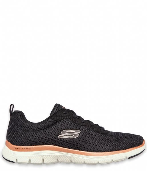 Skechers Flex Appeal 4.0 Brilliant V Black Rose Gold 3 Skechers Flex Appeal 4.0 Brilliant V Black Rose Gold