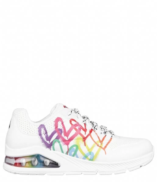 Skechers Uno 2 Floating Love White 3 Skechers Uno 2 Floating Love White