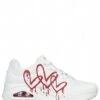 Skechers Uno Dripping In Love White Red 2 Skechers Uno Dripping In Love White Red -Skechers 177980 WRD 1 600
