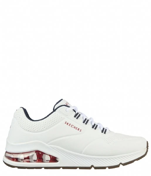 Skechers Uno 2 Air Around You White Navy Red 3 Skechers Uno 2 Air Around You White Navy Red