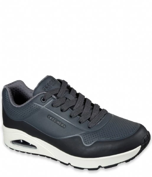 Skechers Uno Timeline Grey Black 4 Skechers Uno Timeline Grey Black - Afbeelding 2