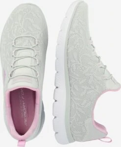 Skechers Slip-on Sneakers Slip-on Dames Grijs / Lichtgrijs -Skechers 2f3213c5343ec94a5358cf899e332327