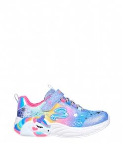 Skechers S Lights-Unicorn Dreams Blue Multi