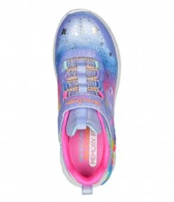 Skechers S Lights-Unicorn Dreams Blue Multi -Skechers 302311L BLMT 4 600