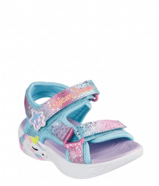 Skechers Unicorn Dreams Sandal Majes Girls Purple Multi 4 Skechers Unicorn Dreams Sandal Majes Girls Purple Multi - Afbeelding 2