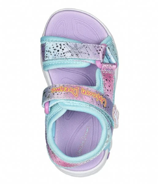 Skechers Unicorn Dreams Sandal Majes Girls Purple Multi 6 Skechers Unicorn Dreams Sandal Majes Girls Purple Multi - Afbeelding 4