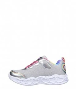 Skechers Infinite Heart Lights Love Silver Multi S -Skechers 303751L MLT 3 600