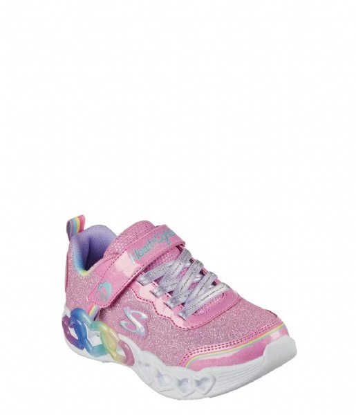 Skechers Infinite Heart Lights Love Pink Multi 3 Skechers Infinite Heart Lights Love Pink Multi - Afbeelding 2