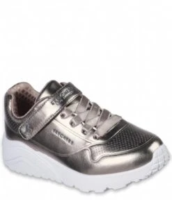 Skechers Uno Lite Chrome Steps Pewter 8 Skechers Uno Lite Chrome Steps Pewter -Skechers 310453L pewter 2 600