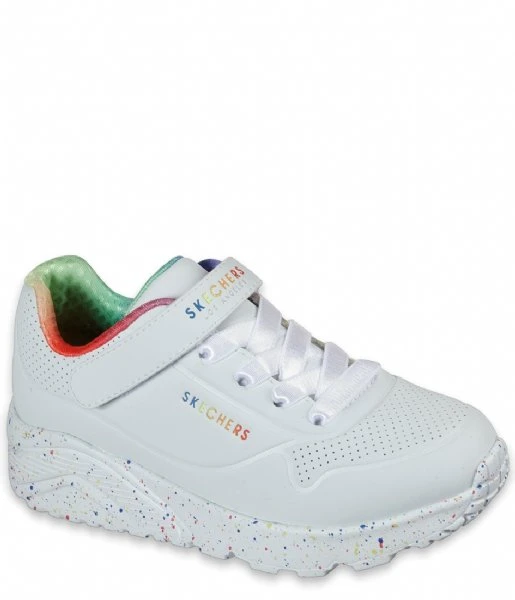 Skechers Uno Lite Rainbow Specks White Multi 3 Skechers Uno Lite Rainbow Specks White Multi