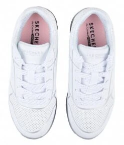 Skechers Uno Gen1-Cool Heels White Silver 9 Skechers Uno Gen1-Cool Heels White Silver -Skechers 310538L wsl 4 600