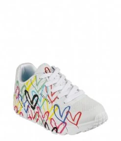 Skechers Uno Lite Spread The Love White Multi -Skechers 314064 WMLT 2 600