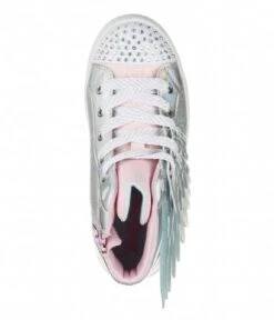 Skechers Twi-Lites 2.0 Unicorn Wings Silver Pink -Skechers 314401L SLPK 4 600