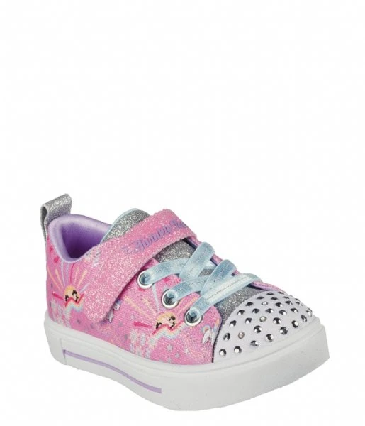 Skechers Twinkle Sparks -Unicorn Sunsh Pink Multi 4 Skechers Twinkle Sparks -Unicorn Sunsh Pink Multi - Afbeelding 2