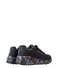 Skechers Uno Lite Lovey Luv Black Multi -Skechers 314976L bkmt 2 600