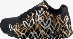 Skechers Fashion Sneakers Sneakers Laag James Dames Zwart -Skechers 36d8992884e4ad7a7d36a73507ab47fd