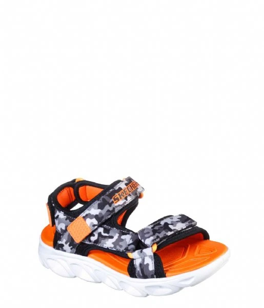 Skechers Hypno Splash Sun Breaks Black Grey Orange 4 Skechers Hypno Splash Sun Breaks Black Grey Orange - Afbeelding 2