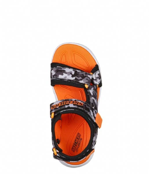 Skechers Hypno Splash Sun Breaks Black Grey Orange 6 Skechers Hypno Splash Sun Breaks Black Grey Orange - Afbeelding 4