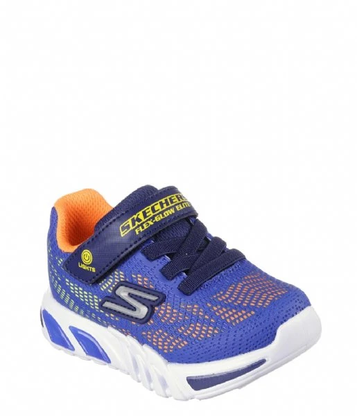 Skechers Flex-Glow Elite-Vorlo Royal Orange 4 Skechers Flex-Glow Elite-Vorlo Royal Orange - Afbeelding 2
