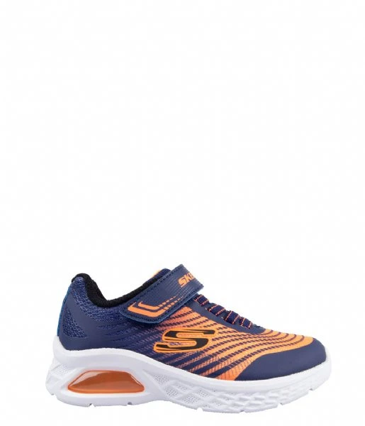 Skechers Microspec Max Ii Navy Orange 3 Skechers Microspec Max Ii Navy Orange