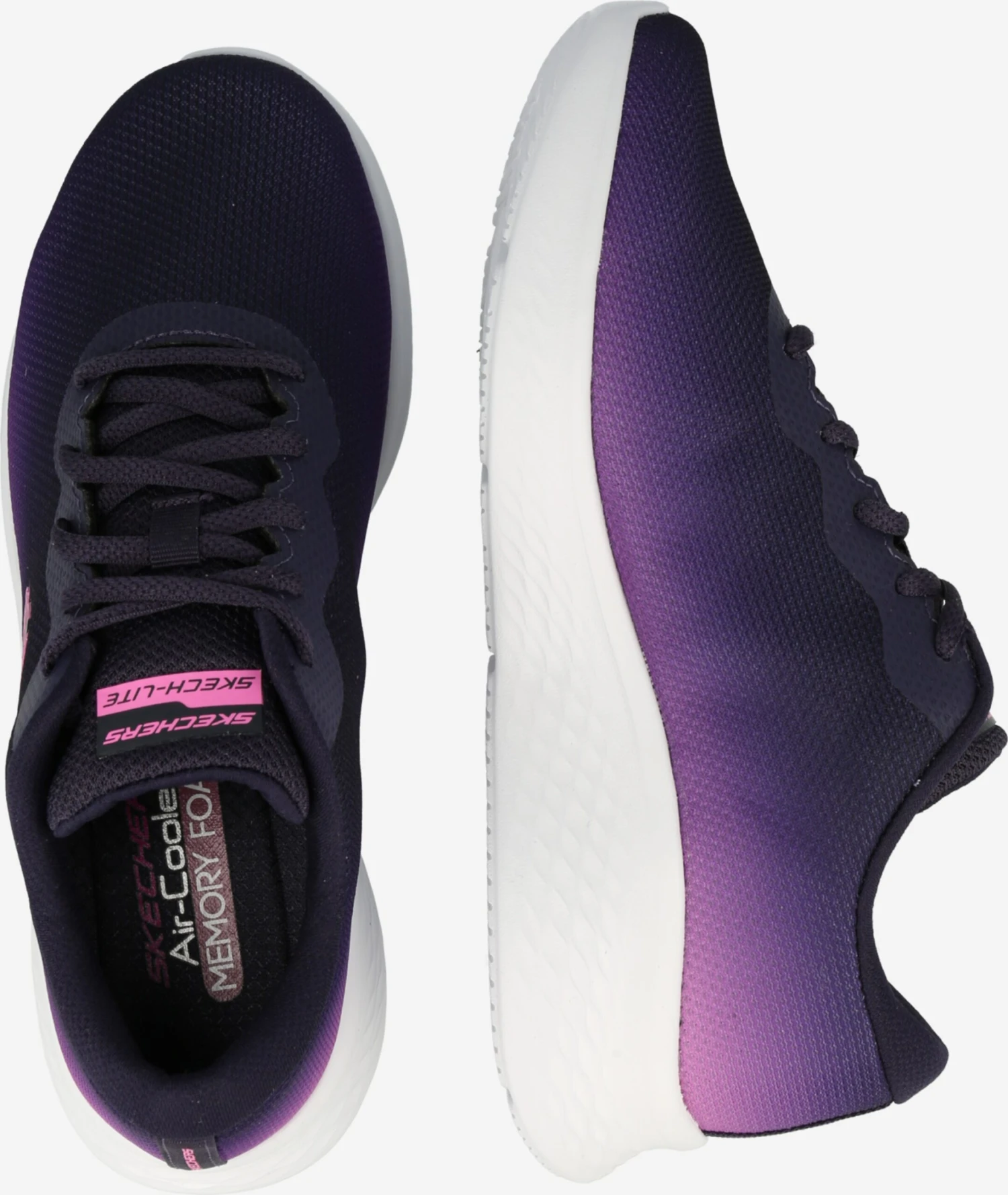 Skechers Running Sneakers Sneakers Laag Dames Lila / Aubergine 4 Skechers Running Sneakers Sneakers Laag Dames Lila / Aubergine - Afbeelding 2