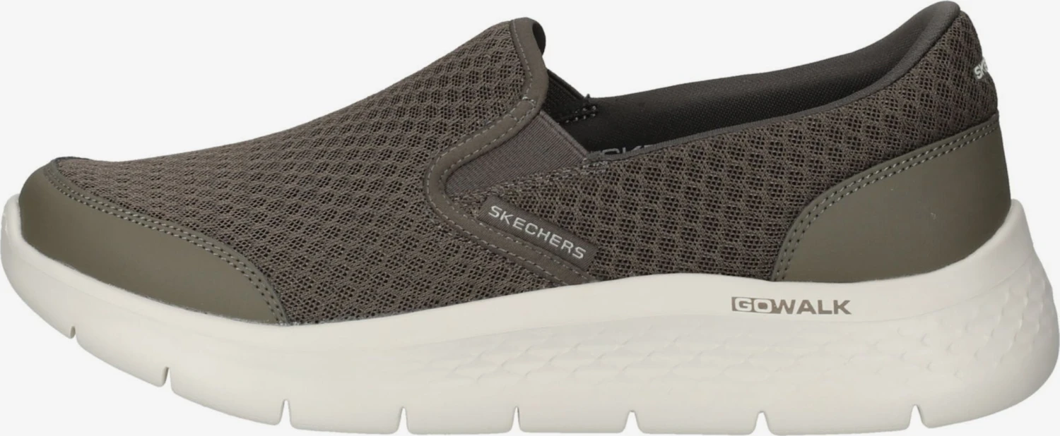 Skechers Slip-on Sneakers Slip-ons Heren Kaki 4 Skechers Slip-on Sneakers Slip-ons Heren Kaki - Afbeelding 2