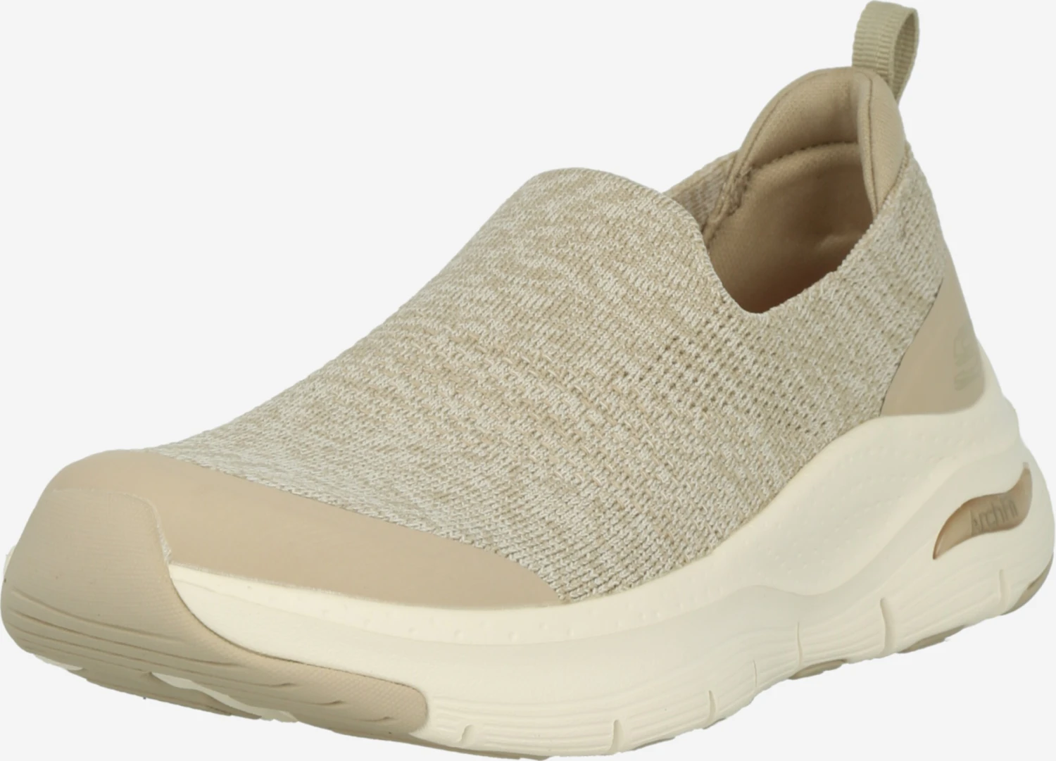 Skechers Slip-on Sneakers Slip-on Dames Taupe 3 Skechers Slip-on Sneakers Slip-on Dames Taupe