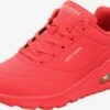 Skechers Running Sneakers Sneakers Laag Uno Stand On Air Dames Lichtrood -Skechers 70964719cab6a118c582c5e3d006d8f6