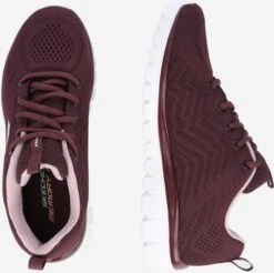 Skechers Running Sneakers Sneakers Laag Graceful Get Connected Dames Wijnrood -Skechers 7d50c3cbb4d811e4102f9e35320d8781