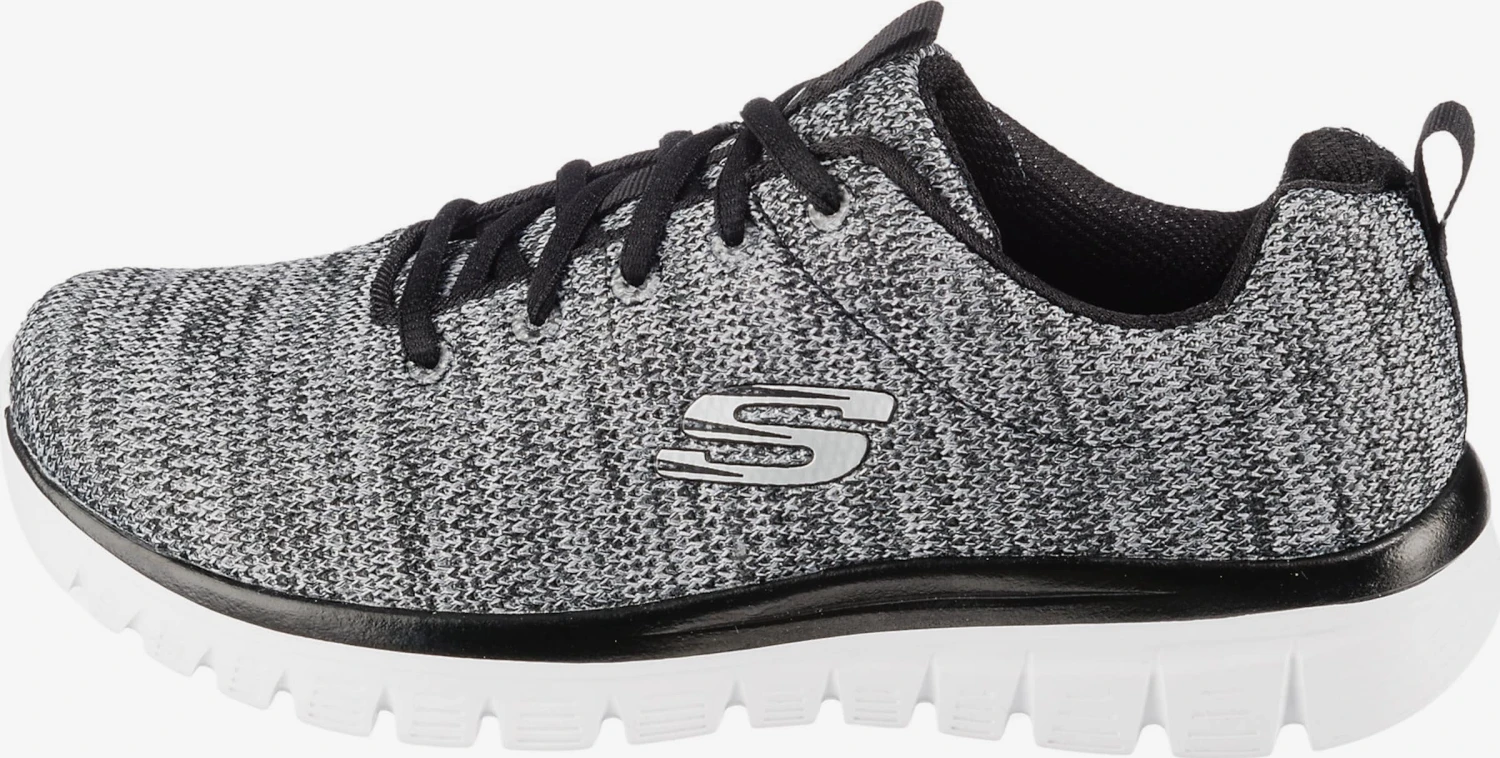 Skechers Running Sneakers Sneakers Laag Dames Grijs Gemêleerd 4 Skechers Running Sneakers Sneakers Laag Dames Grijs Gemêleerd - Afbeelding 2