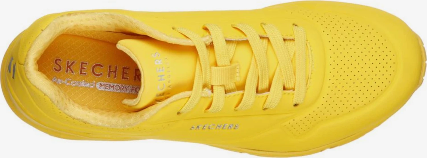 Skechers Running Sneakers Sneakers Laag Uno Stand On Air Dames Geel 5 Skechers Running Sneakers Sneakers Laag Uno Stand On Air Dames Geel - Afbeelding 3