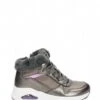 Skechers Uno-Cozy On Air Gun Metal Lavender -Skechers unocozyonair metallic 1 600