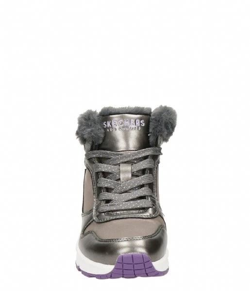 Skechers Uno-Cozy On Air Gun Metal Lavender 5 Skechers Uno-Cozy On Air Gun Metal Lavender - Afbeelding 3