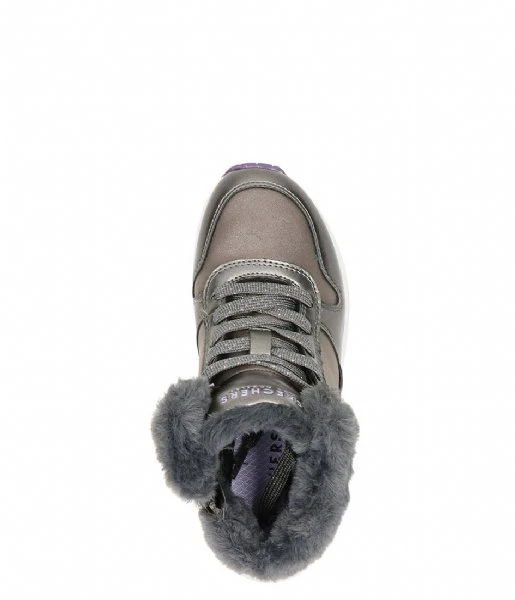 Skechers Uno-Cozy On Air Gun Metal Lavender 6 Skechers Uno-Cozy On Air Gun Metal Lavender - Afbeelding 4